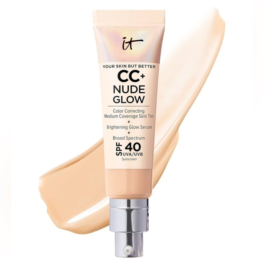 IT Cosmetics CC+ Nude Glow light medium shade NEW 1.08 fl. Medium light
